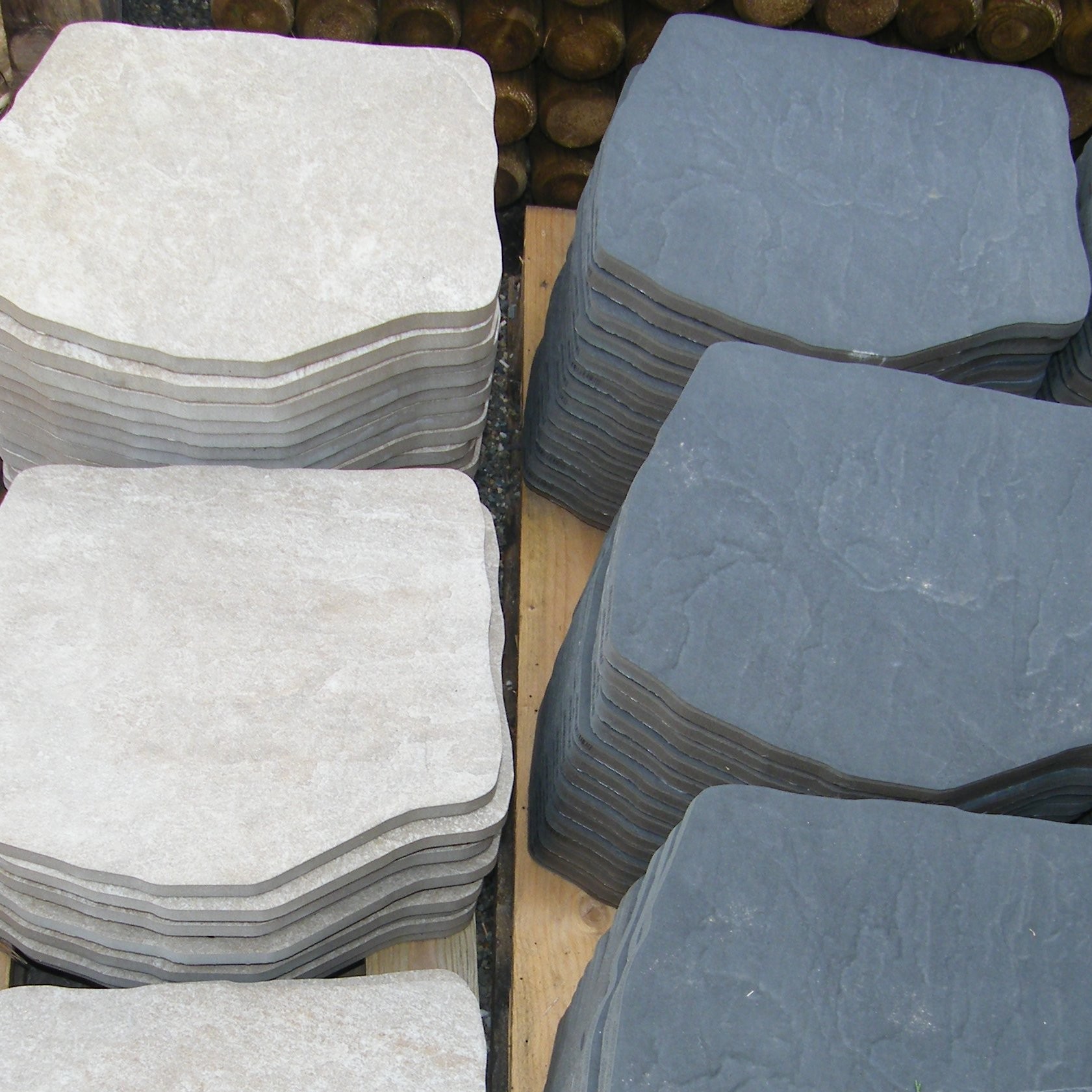 Bordure en ardoise naturelle pour jardin – Pépinière de l’Airial